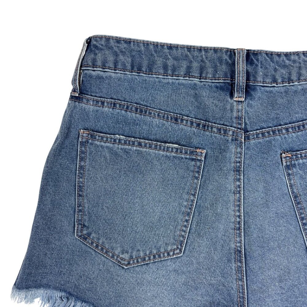 Tgla Denim Shorts Womens Size 30 High-Waisted Frayed Hem Casual Style - Picture 11 of 11